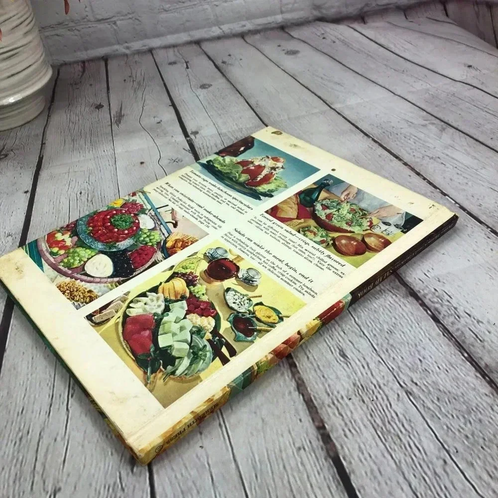 vintage better homes and gardens cookbook salad book 1968